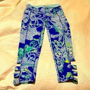 Lilly Pulitzer Blue Octopus Coastal Legga Sea leggings size small